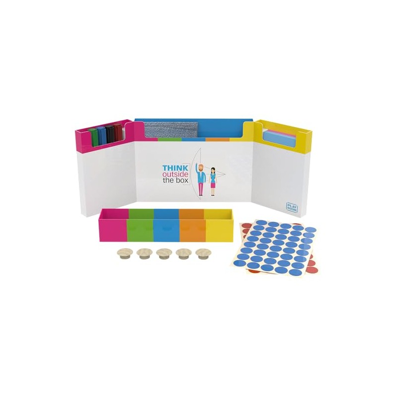 PLAYROOM GECKO Presentation Set - Magnetic All-in-One Set with Markers,