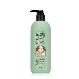 Lacvert Time Mill Body Peeling Green Tea Soup Salguksu 500ml / 라끄베르 때밀이 바디필링 녹차탕 살국수 500ml