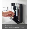 山崎実業(Yamazaki) 目隠し 歯ブラシ ＆ チューブスタンド ブラック 約W22.2×D6×H21.2cm タワー tower 歯ブラシホルダー