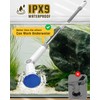fishkeeper 8-in-1 Electric Aquarium Cleaning Brush - IPX9 Waterproof, LED