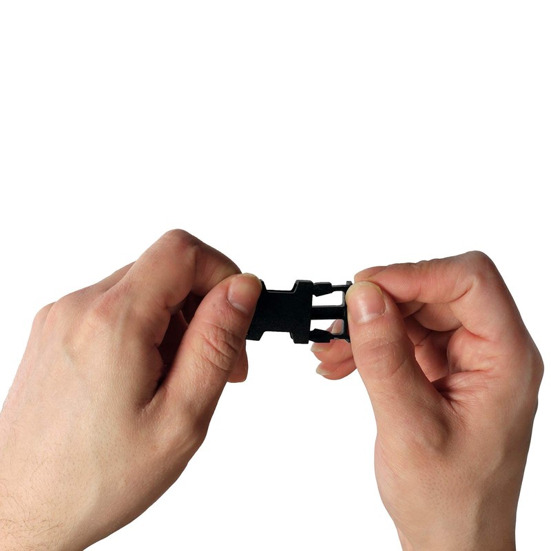 Karteo® lanyard with carabiner hook and buckle, lanyard, 20 mm,