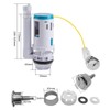 Double Button Remote Control Split Drain Valve Toilet Drain Valve