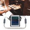 Digital Thermometer Dual Probe Meat Temperature Meter Tester Timer Alarm