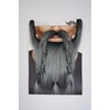 Mustaches Self Adhesive, Novelty, Viking Dwarf Fake Beard, False Facial