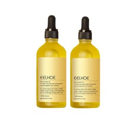 Carvenchi Aceite natural para el crecimiento del cabello con aroma a romero, para cabello seco dañado y fino, incoloro, 2 unidades, 4 onzas líquidas, unisex