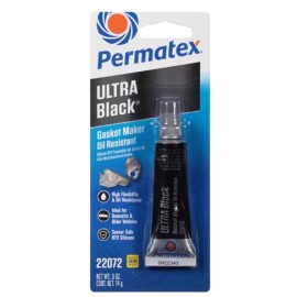 PERMATEX 22072 PERMATEX ULTRA BLACK MAXIMUM OIL RESISTANCE SILICONE GASKET MAKER .5OZ 14G