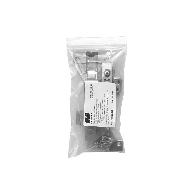 LIKERAINY 135 Degree Angle Hinges Mitre Hinge with Damping 35