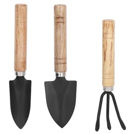 Fdit Juego de 3 Herramientas Mini para jardinería, Pala, rastrillo y palita para Plantar Flores en macetas