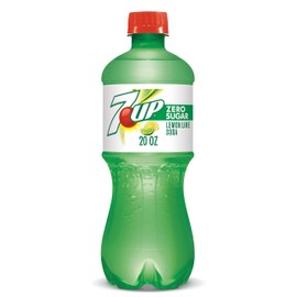 7up Zero (Diet) 20oz Soda Bottles, Pack of 16 (Total of 320 FL OZ)