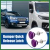 Motoforti Purple Bumper Release Lock Latch Hood Lock Push Button