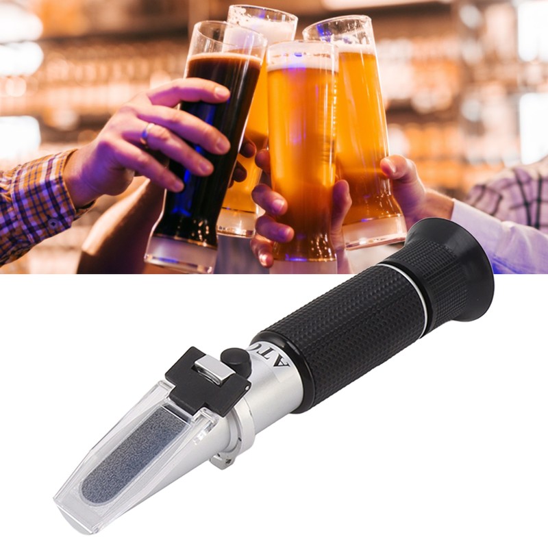 Brix Meter Refractometer Light Weight Handheld Refractometer Durable Alcohol Volume