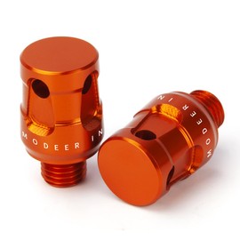 Mokiton Rearview Mirror Hole Blanking Plugs Screws Kit Compatible with KTM 690/790/890 Duke 1290 Super Duke R/GT | Motorcycle Mirror Hole Plugs 690 790 890 1290 duke/r Accessories (orange)