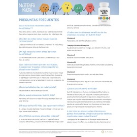 Multivitaminas Para Niños Nutrifii Kids 56 Tabletas