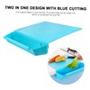 ABOOFAN Practical Cutting Board with Slot for Vegetables and Fruits
