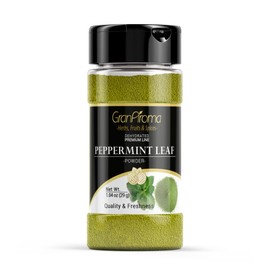 GranAroma Peppermint Leaf Powder, Refreshing Herbal Tea, Cooking & Baking (1.04 Ounce)