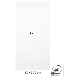 Betz Sauna Towel Bath Towel XXL Size 80 x 200 cm Palermo 100% Cotton, 80 x 200 cm