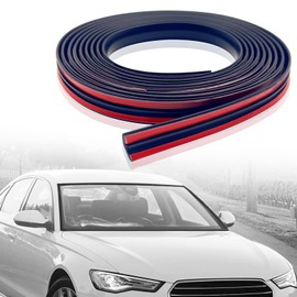 Car Windshield Rubber Seal, 13Ft Windshield Decorative Strip, Car Rain Strip, Car Window Seal Strip, Universal T-seal for Front and Rear Windshields of Cars (14mm)