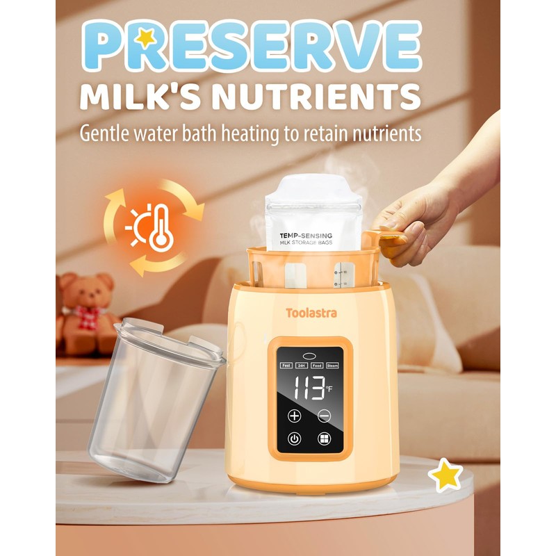 Bottle Warmer, Faster Heating Baby Milk Warmers for All Bottles
