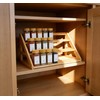 Rasydyn Bamboo Spice Rack: Large Spice Shelf for Kitchen Countertop