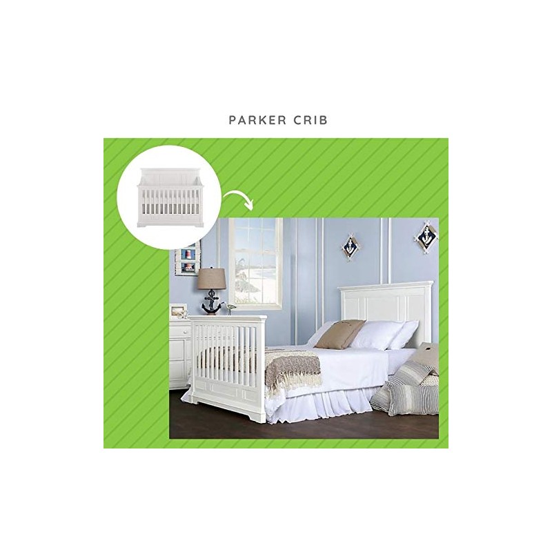 CC KITS Full-Size Conversion Kit Bed Rails for Evolur Cribs