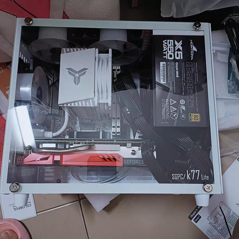 SharGwa PC K77s Matx Case Small Compact Mini Tower Gaming