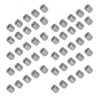 50Pcs Coupling Nut Round M4 Stainless Steel Rod Connector Nut