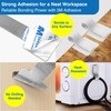Cable Management Kit with 40 Self-Adhesive Hook and Loop Ties