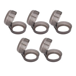 Child Safety Gas Stove Knob Cover High Temperature Resistance Child Proof Oven Knob Cover Stove Knob Cover (Transparent Black)