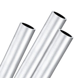 M METERXITY 3-Pack 300mm 6063 Aluminum Round Tube, 15mm ID 19mm OD Seamless Aluminum Tubing for Construction/Machining/DIY Crafting, Metal Straight Pipe [0.59x0.75x11.8IN]