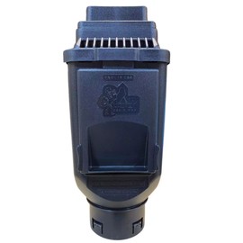 French Drain Man French Drain Man Leaf Filter and Downspout Cleanout, Gutter Guard, Gutter Downspout Extensions, Downspout Adapter, Downspout Diverter, Leaf Eater (Black, 2 x 3 Gutters)