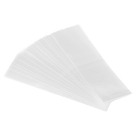 PATIKIL 98x30mm Perforated Shrink Bands 250pcs PVC Heat Shrink Wrap Bands Compatible Cap Diameter 56-57mm for Jar Cans, Clear