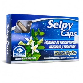 Selpy Caps Vitamina B6 Y Zinc Capsulas De Vitaminas Suplemento Alimenticio