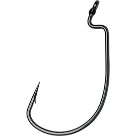 VMC, Heavy Duty Wide Gap Hook, 2/0 Hook Size, Black/Nickel, Package of 6 (HDWG#2/0BNPP)