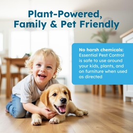 BugMD Ant Spray – Insect & Pest Spray Indoor Safe for Pets, Roach & Spider Killer, Plant-Based Insect Repellent for Home, Flea & Fly Sprayer with Clove Oil, Plant-Based Essential Oil Formula 32 fl oz