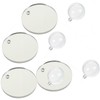ULTECHNOVO 4pcs Floating Double-Sided Betta Fish Training Mirrors Aquarium Accessories