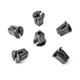 CL-0098 Universal Expansion Nut Clips Black Pack of 15