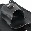 Generic Black Leather Gas Tank Bag Panel Cover Pad W/
