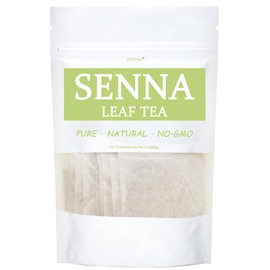 LYCKLIGA - Senna Tea, 40 Count Senna Leaves Tea Bags, Relieve Constipation, Aid in Digestion.