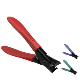Senshuomy Nail Clipper, Made with Heavy Duty Stainless Steel for Thick Nails Start Makers Toenail Clippers Wide Jaw Nail Cutter Heavy Duty Nail Clipper Sharp Curved Toe Nail Clippers (Red)