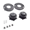 ALL-CARB 2 Pack Trimmer Head Spool Cover Cap Kit Replacement