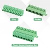 sourcing map 12 Pin Screw Terminal Block Connector,3.81mm/0.15 inch Pitch