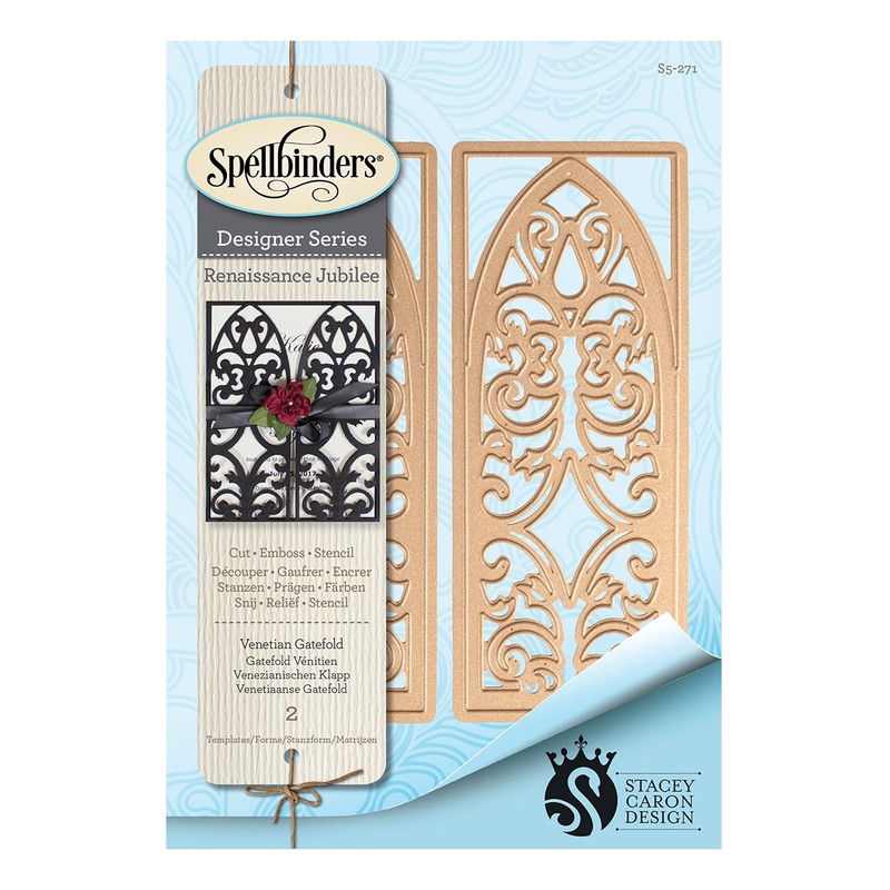 Spellbinders Venetian Gatefold Etched/Wafer Thin Dies