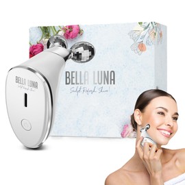 Bella Luna 6-in-1 Microcurrent Facial Device, Anti-Aging Skin Care Tool, White