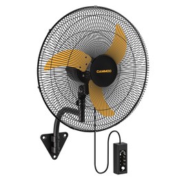 CAMMOO 20 inch Wall Mount Fan Oscillating, Extended 3.3ft Wired Remote and 6.6ft Power Cord, 3-Speed Industrial Wall Mounted Fan for Commercial, Greenhouse, Garage, Workshop, Horse Barn, Gym, 1 Pack