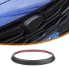 Unbranded Matte Black ABS Front Emblem Trim Ring For Subaru