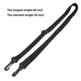 RICHEN Replacement Shoulder Strap,Swivel Clips & Antiskid Buckle Slide,Adjustable Bag Belt for Water/Wine/Tea Bottle Carrier Sling Bag Pouch Case (1 pack)