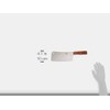 Winco 8" Heavy Duty Chinese Cleaver with Wooden Handle, 3-1/2″