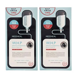 Mediheal 메디힐 W.H.P 미백 수분 블랙 마스크 EX 25g 20매 Mediheal W.H.P Whitening Hydrating Black Mask EX 25g 20 Sheets
