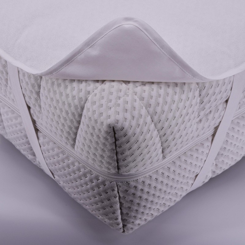 SETEX Terry Towelling Waterproof Mattress Protector, Generation, White, F4PE, Terrycloth,