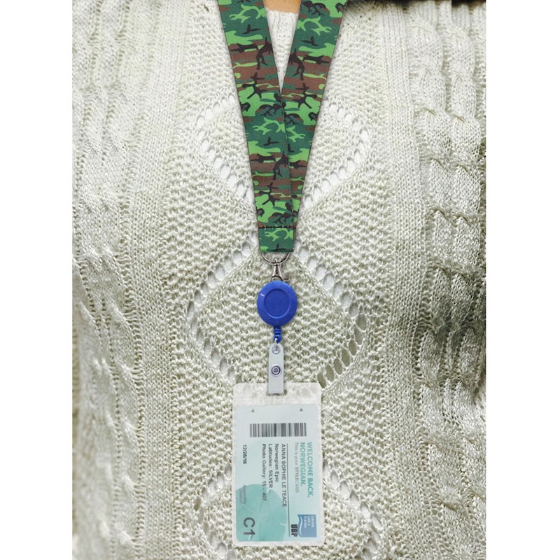 Lucky Line Lanyard with Swivel Snap, Camo Design (C202), Camouflage,